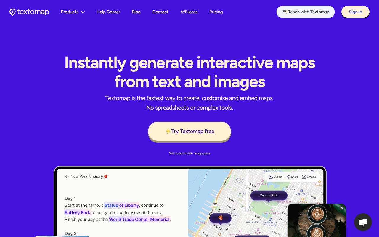 Textomap screenshot 1