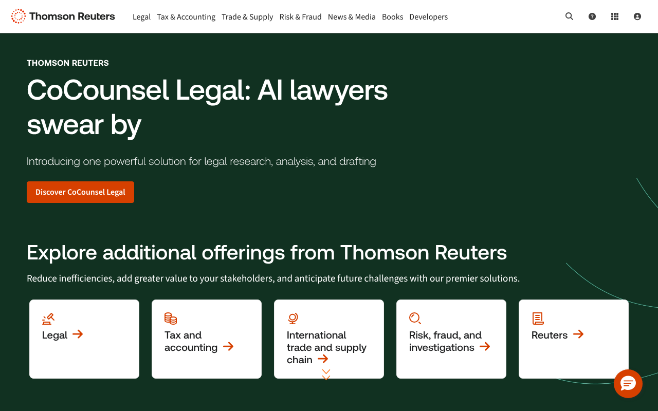 Thomson Reuters screenshot 1