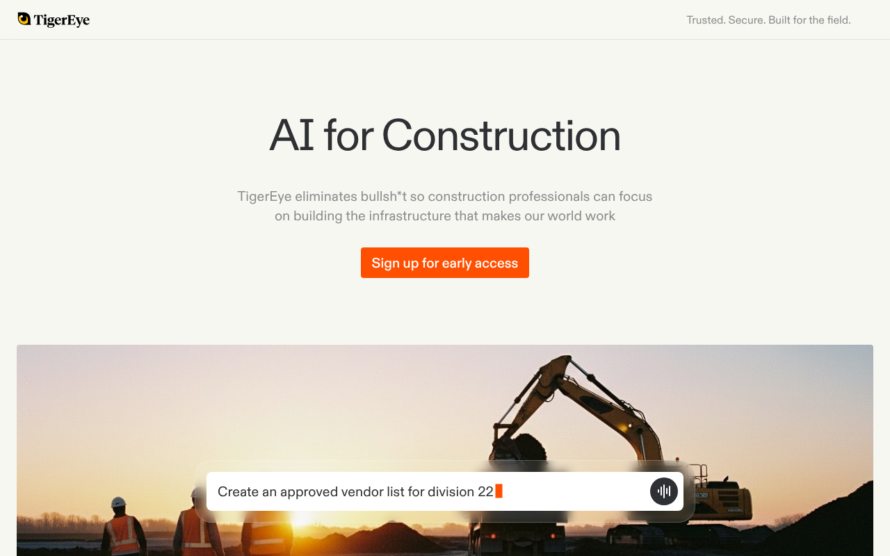 Tigereye screenshot 1