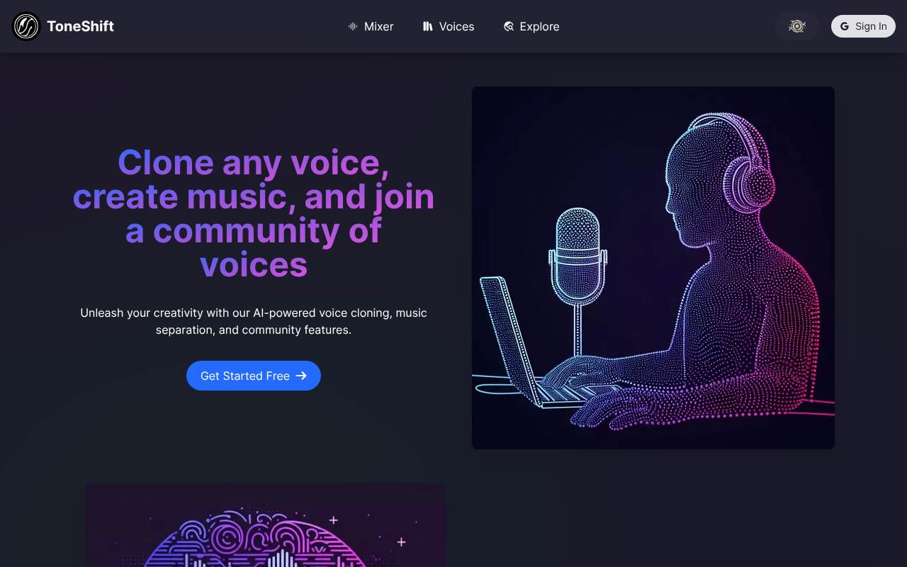 Toneshift screenshot 1