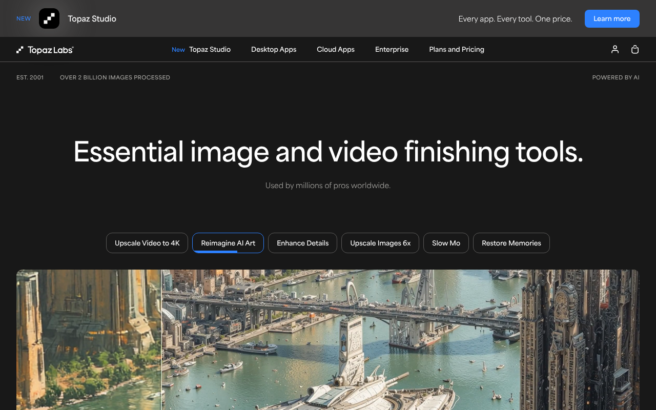 Topaz Labs screenshot 1