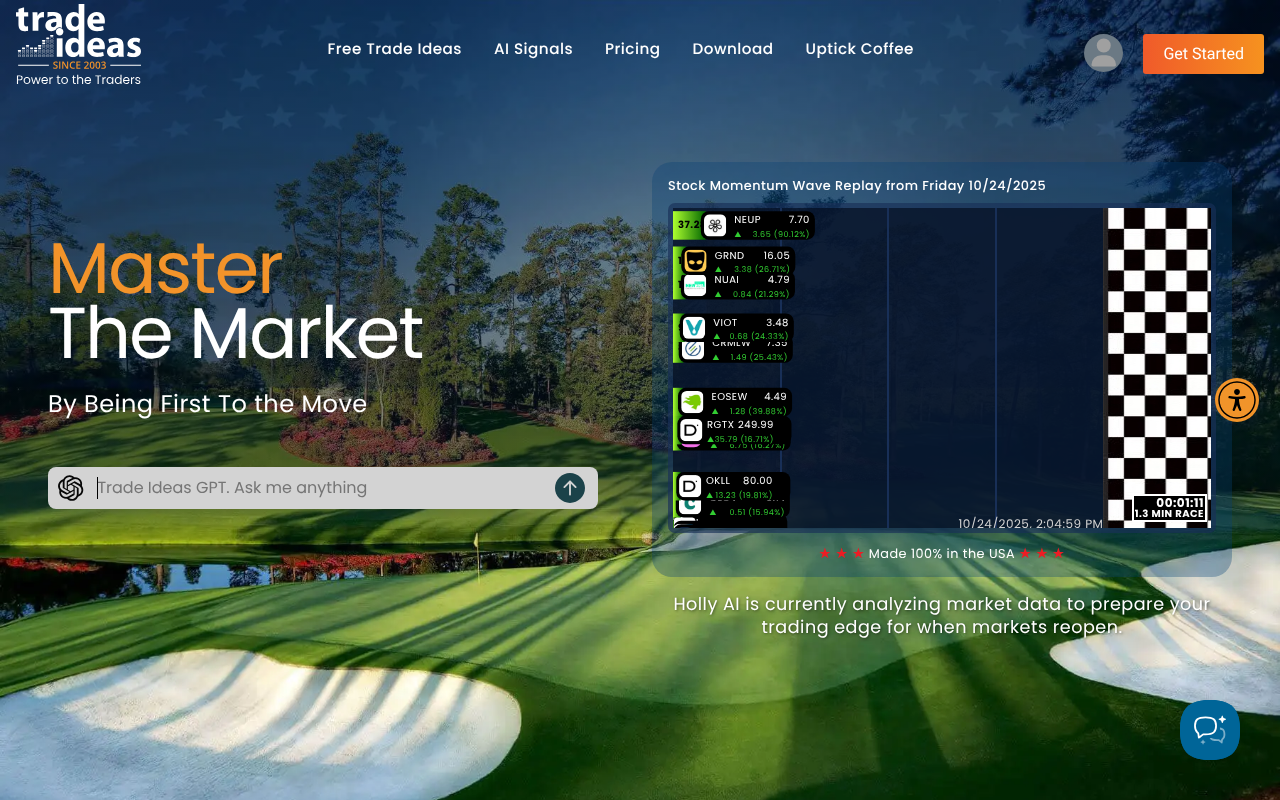 Trade Ideas screenshot 1