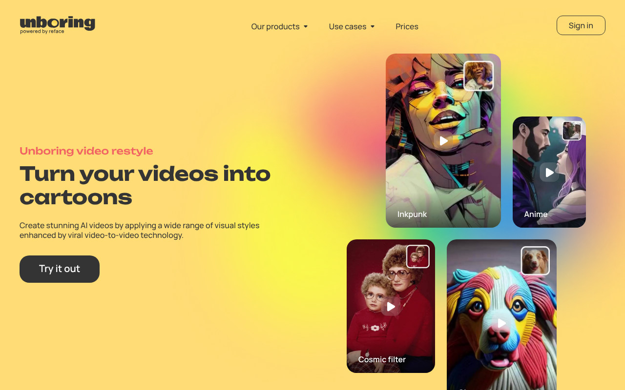 Unboring.ai screenshot 1