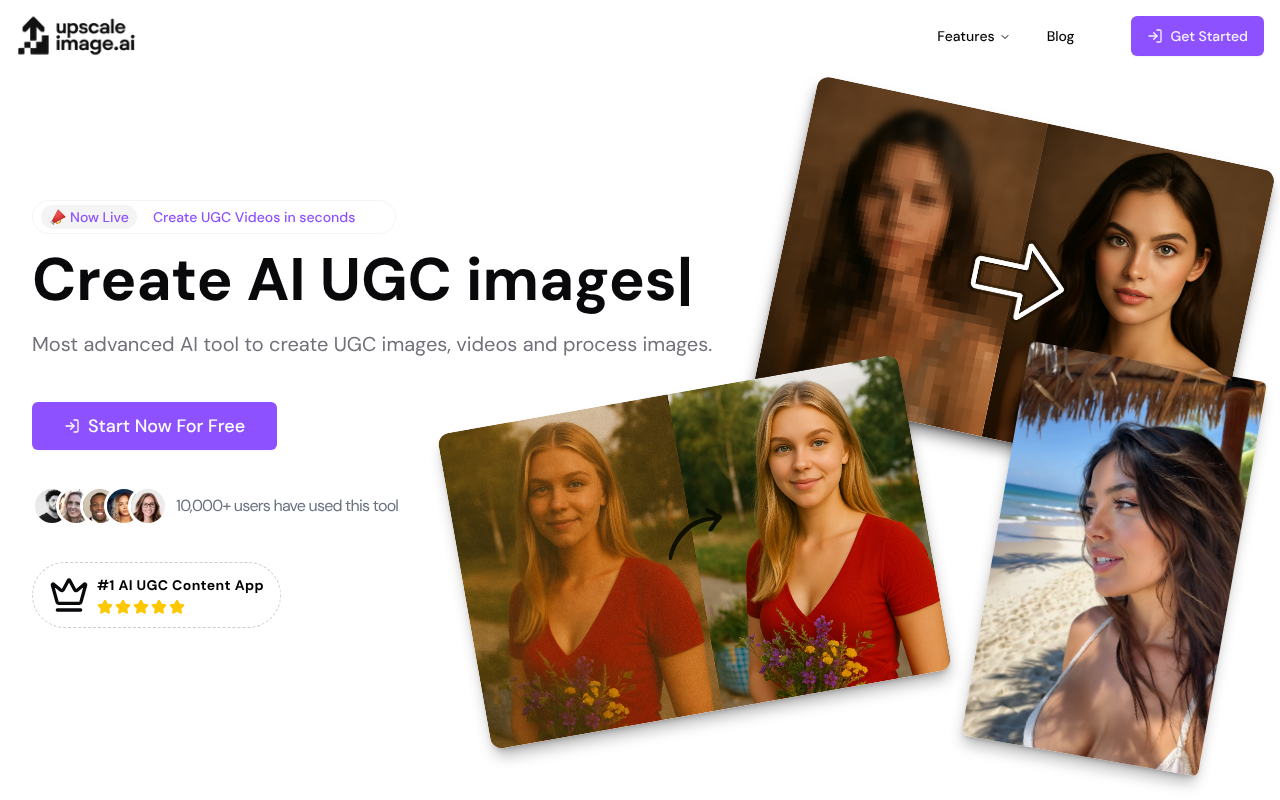 UpscaleImage.ai screenshot 1