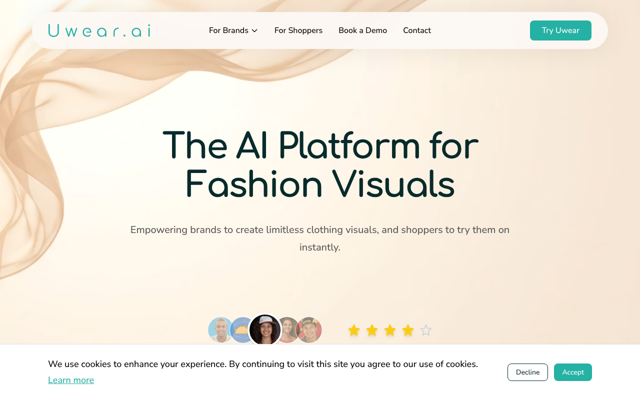 Uwear.ai screenshot 1