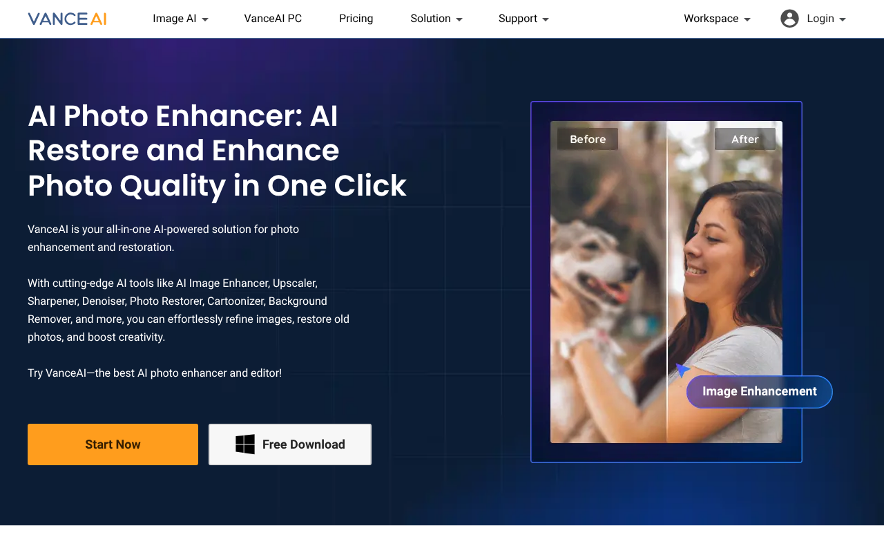 VanceAI screenshot 1