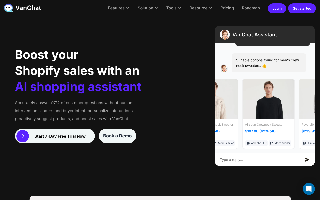 Vanchat screenshot 1