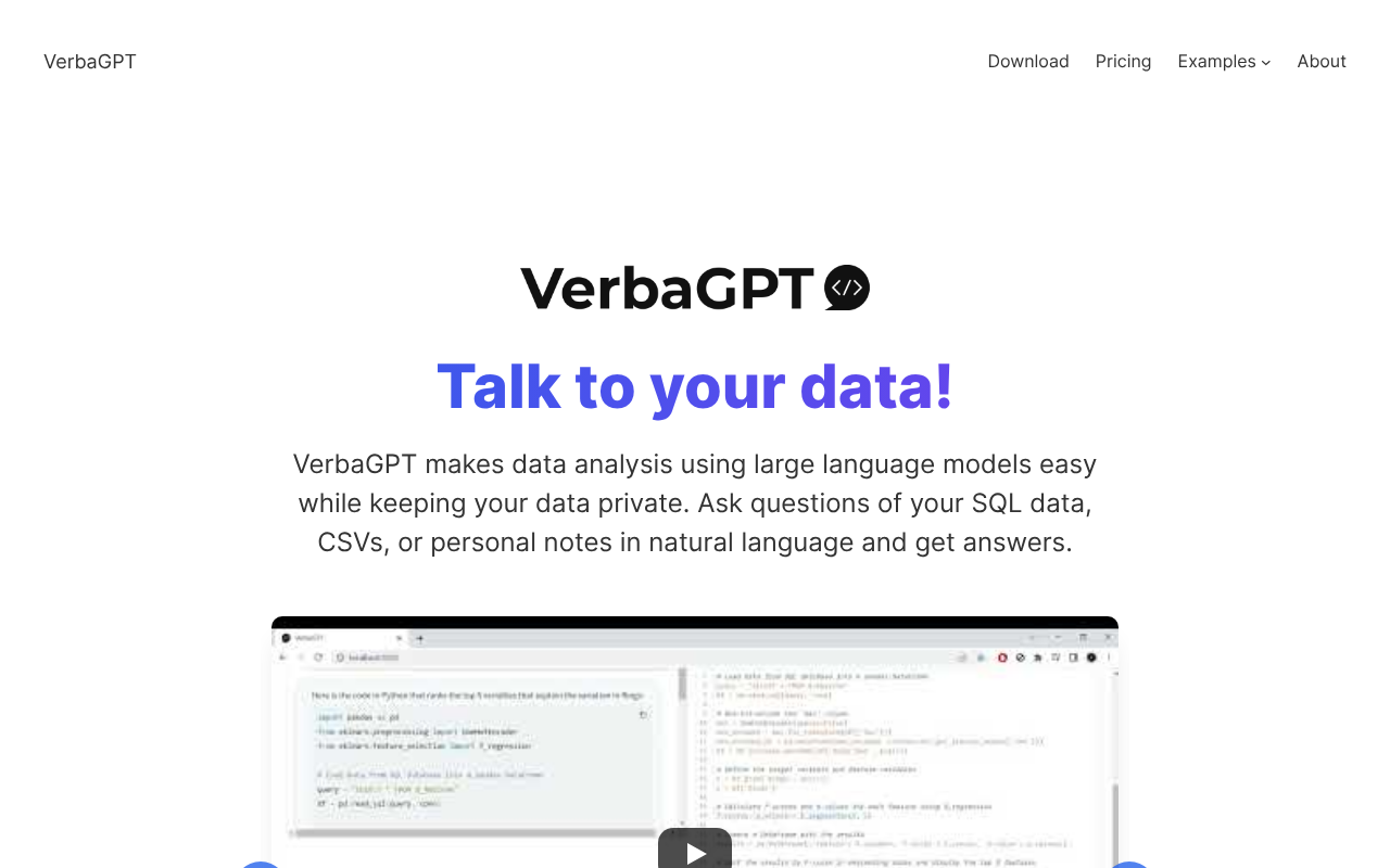 VerbaGPT screenshot 1