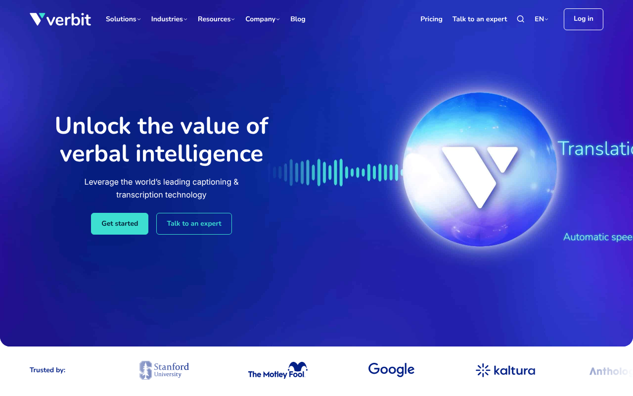 Verbit.ai screenshot 1