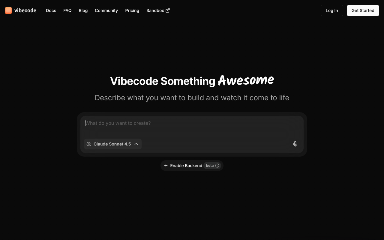 VibeCode screenshot 1