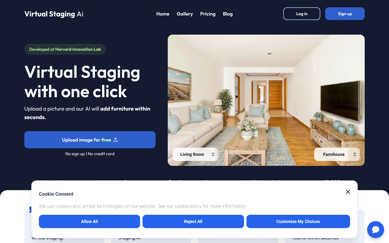 VirtualStagingAI.app screenshot 1