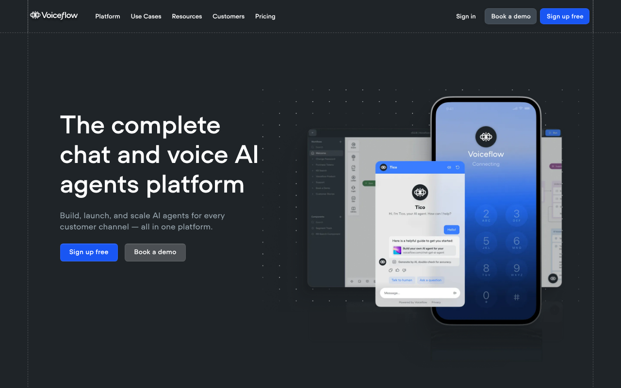 Voiceflow screenshot 1