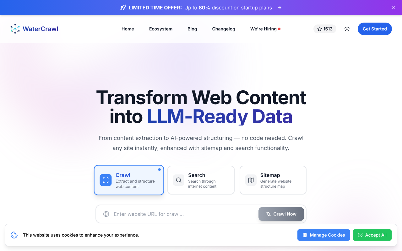 Watercrawl screenshot 1