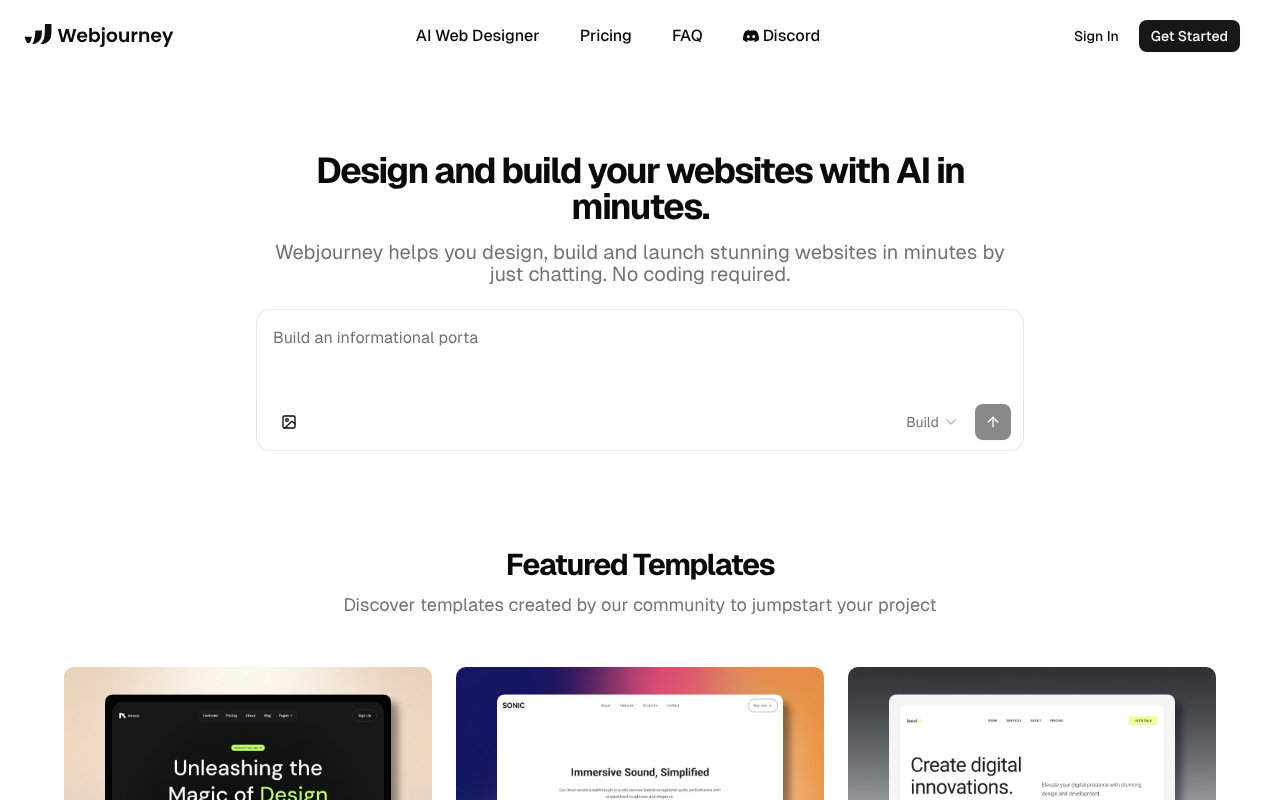 WebJourney screenshot 1