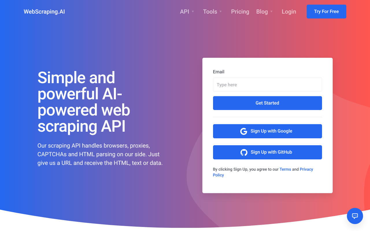 Webscraping.AI screenshot 1