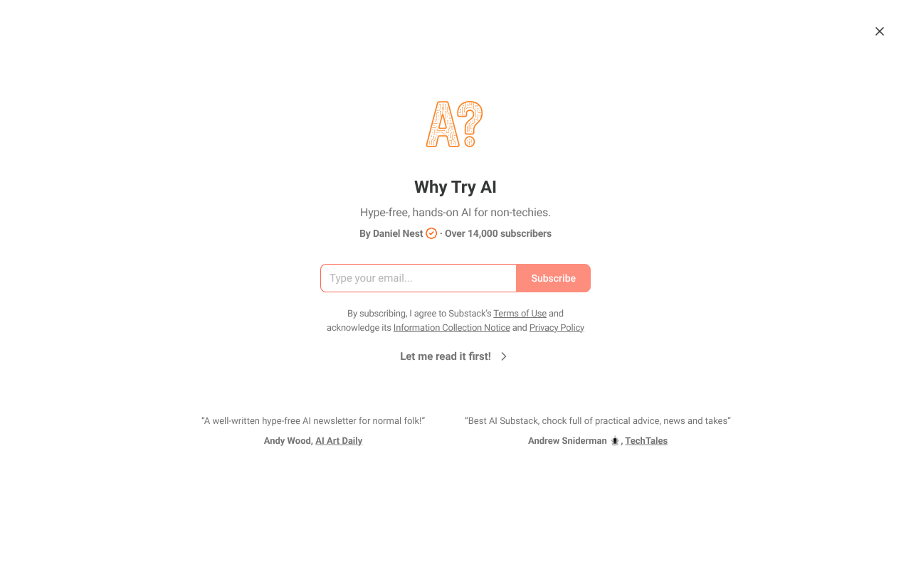 Why Try AI screenshot 1