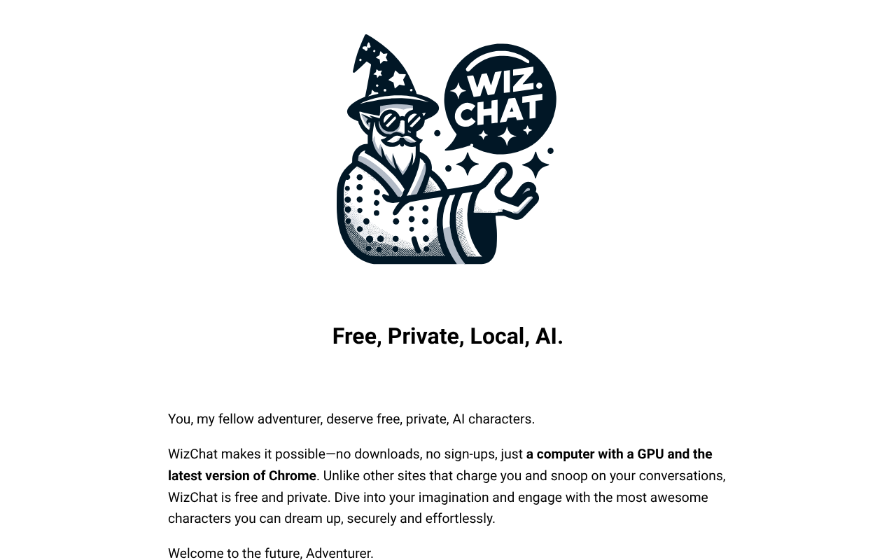 Wiz.chat screenshot 1