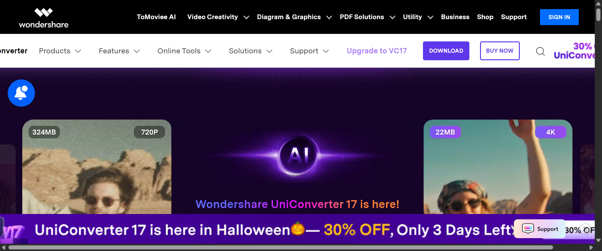 Wondershare UniConverter screenshot 1