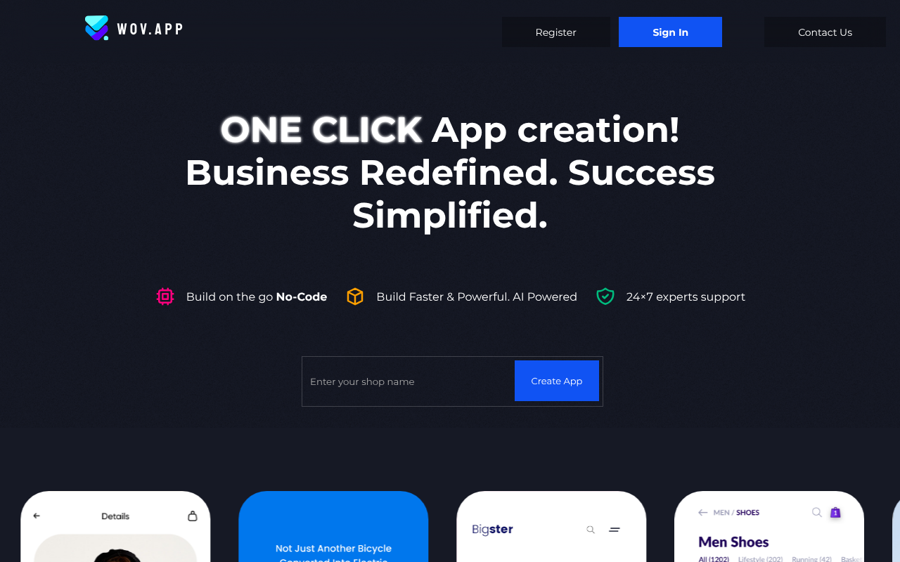 Wov.app screenshot 1