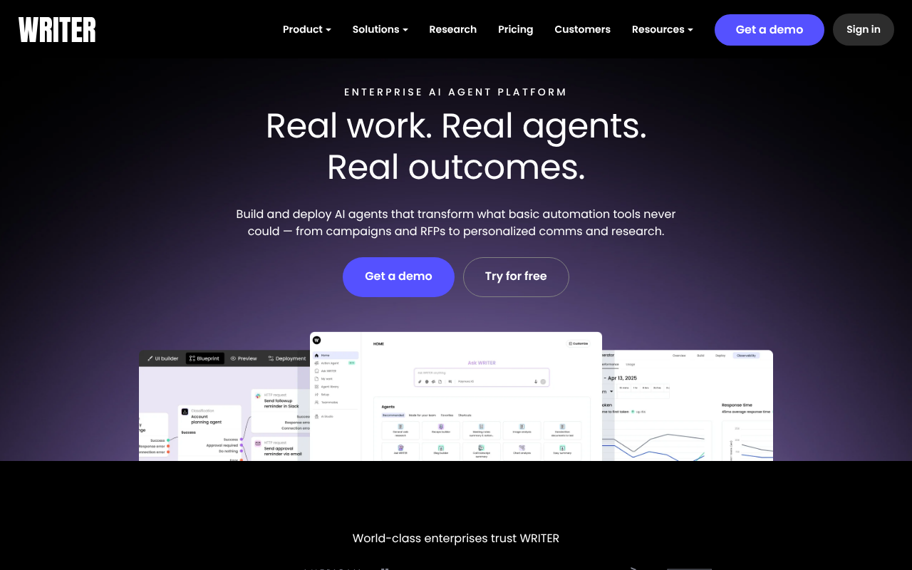 Writer screenshot 1