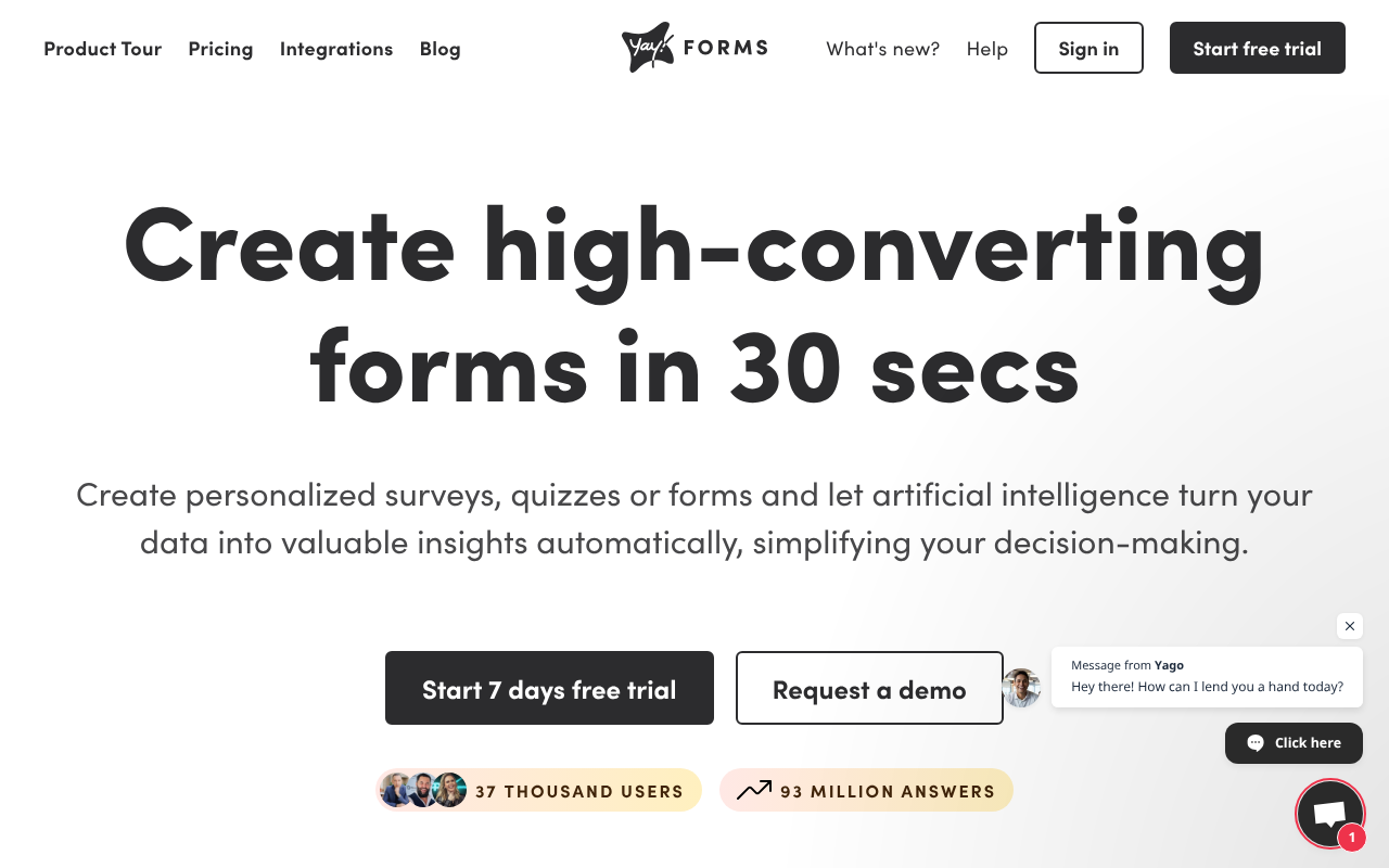Yay!Forms screenshot 1